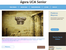 Tablet Screenshot of agoraucmsenior.com